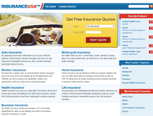 Tablet Screenshot of insuranceusa.com